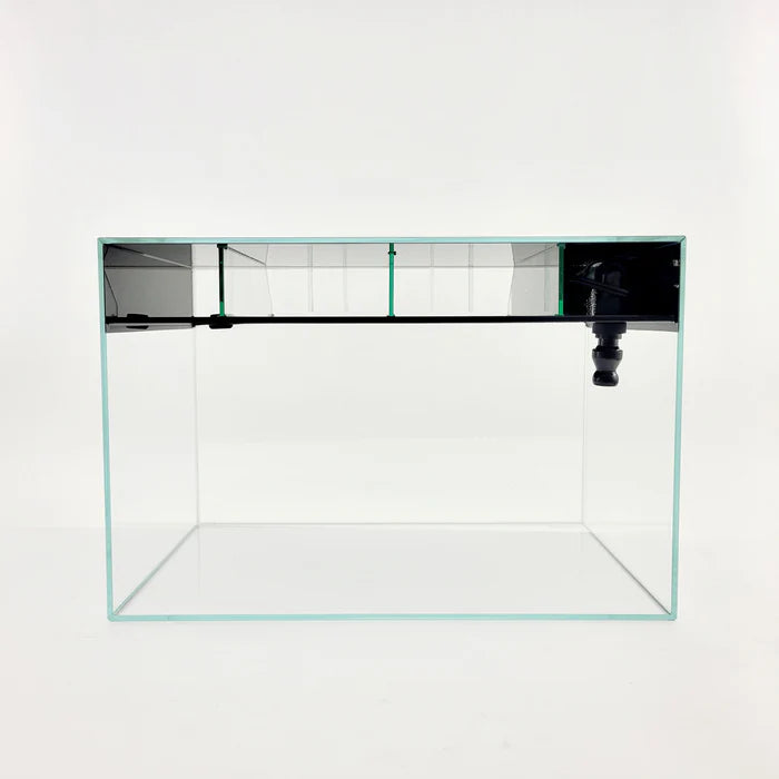 Lifegard 10 Gallon CRYSTAL Beveled Edge Low Iron Aquarium with Built in Back Filter 5mm - Kit