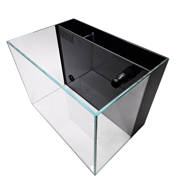 Lifegard 4 Gallon CRYSTAL Beveled Edge Low Iron Aquarium with Built in Back Filter 5mm - Kit