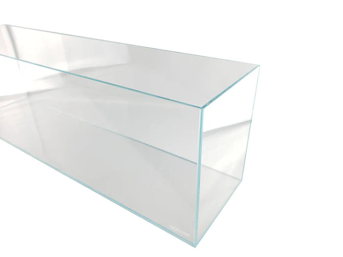 Lifegard CRYSTAL 22 Gallon Long 45 Degree Beveled Edge Low Iron Ultra Clear Bookshelf Aquarium 8mm (35.82" x 11.81 x 11.81)