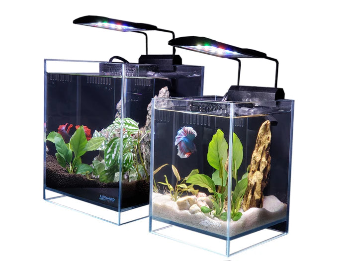 Lifegard Elevated 8.3/5 Gallon 45° Degree Low Iron Ultra Clear Aquarium