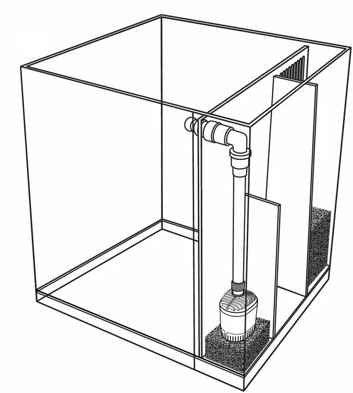 Lifegard Elevated 8.3/5 Gallon 45° Degree Low Iron Ultra Clear Aquarium
