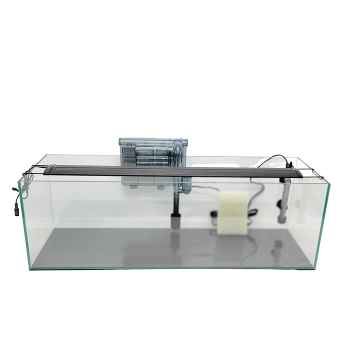 Lifegard 16 Gallon CRYSTAL Beveled Edge Low Iron Bookshelf Aquarium 6mm - Kit