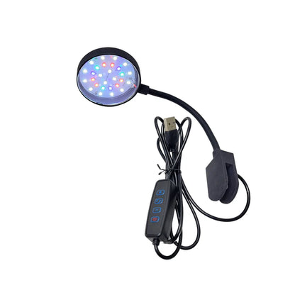 Lifegard 2.5" Clip-On Full Spectrum USB LED Light with In-Line Controller