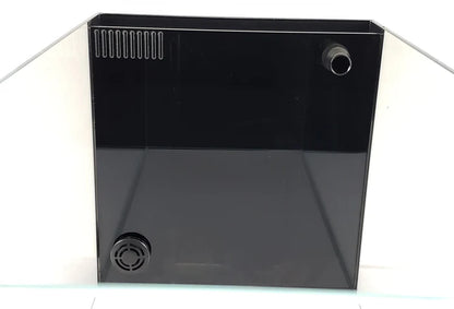 Lifegard 3.8 Gallon CRYSTAL Penensula Beveled Edge Low Iron Aquarium with Built in Side Filter 5mm - Kit