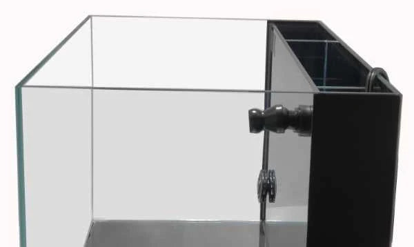 Lifegard 24 Gallon CRYSTAL Beveled Edge Low Iron Aquarium with Built in Back Filter 6mm - Kit