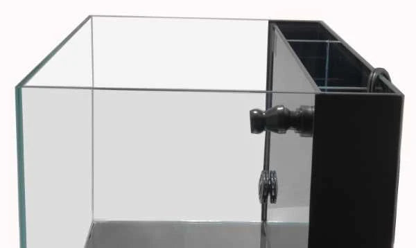 Lifegard CRYSTAL 4.4/10/24 Gallon 45 Degree Beveled Edge Low Iron Ultra Clear Aquarium with Built in Back Filter