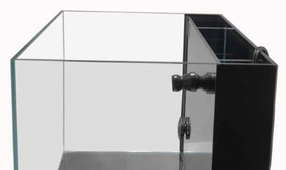 Lifegard CRYSTAL 4.4/10/24 Gallon 45 Degree Beveled Edge Low Iron Ultra Clear Aquarium with Built in Back Filter