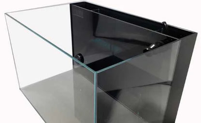 Lifegard CRYSTAL 4.4/10/24 Gallon 45 Degree Beveled Edge Low Iron Ultra Clear Aquarium with Built in Back Filter