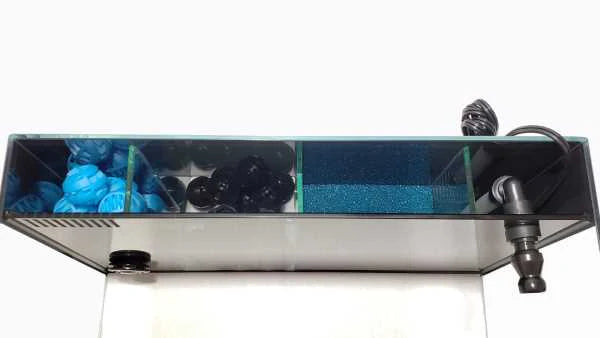Lifegard CRYSTAL 4.4/10/24 Gallon 45 Degree Beveled Edge Low Iron Ultra Clear Aquarium with Built in Back Filter