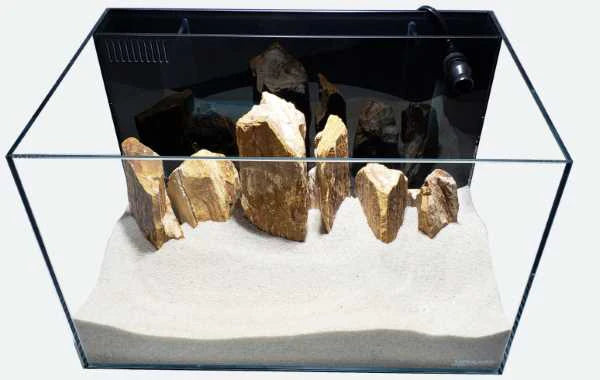 Lifegard CRYSTAL 4.4/10/24 Gallon 45 Degree Beveled Edge Low Iron Ultra Clear Aquarium with Built in Back Filter
