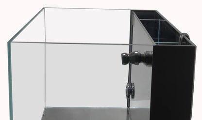 Lifegard 10 Gallon CRYSTAL Beveled Edge Low Iron Aquarium with Built in Back Filter 5mm - Kit