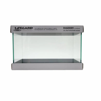Lifegard 10 Gallon Clear Glass Rimless Aquarium 5mm - Kit