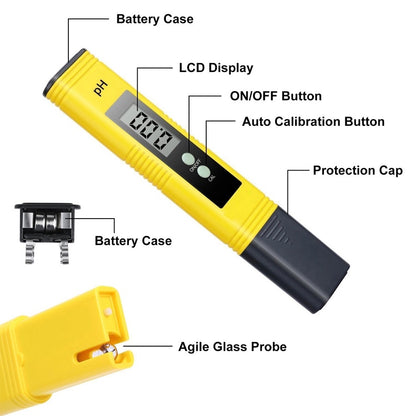 PH Meter LCD Aquarium Water Tester